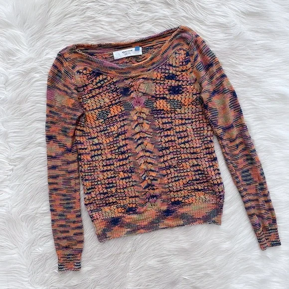 Rainbow Knit Sweater Anthropologie Rainbow Sweater Anthropologie